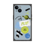 プレミアムパネル with MagSafe［ Playful sticker - Dusty Blue ］
