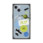 プレミアムパネル with MagSafe［ Playful sticker - Dusty Blue ］