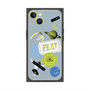 プレミアムパネル with MagSafe［ Playful sticker - Dusty Blue ］