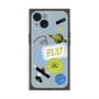 プレミアムパネル with MagSafe［ Playful sticker - Dusty Blue ］