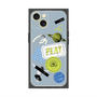 プレミアムパネル with MagSafe［ Playful sticker - Dusty Blue ］