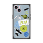 プレミアムパネル with MagSafe［ Playful sticker - Dusty Blue ］