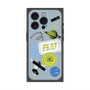 プレミアムパネル with MagSafe［ Playful sticker - Dusty Blue ］