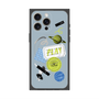 プレミアムパネル with MagSafe［ Playful sticker - Dusty Blue ］