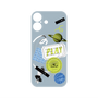 プレミアムパネル with MagSafe［ Playful sticker - Dusty Blue ］