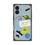 プレミアムパネル with MagSafe［ Playful sticker - Dusty Blue ］