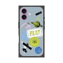 プレミアムパネル with MagSafe［ Playful sticker - Dusty Blue ］