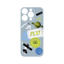 プレミアムパネル with MagSafe［ Playful sticker - Dusty Blue ］