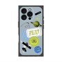 プレミアムパネル with MagSafe［ Playful sticker - Dusty Blue ］