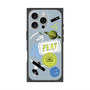 プレミアムパネル with MagSafe［ Playful sticker - Dusty Blue ］