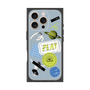 プレミアムパネル with MagSafe［ Playful sticker - Dusty Blue ］