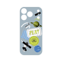 プレミアムパネル with MagSafe［ Playful sticker - Dusty Blue ］