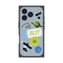 プレミアムパネル with MagSafe［ Playful sticker - Dusty Blue ］