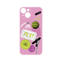 プレミアムパネル with MagSafe［ Playful sticker - Dusty Pink ］