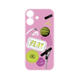 プレミアムパネル with MagSafe［ Playful sticker - Dusty Pink ］