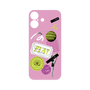 プレミアムパネル with MagSafe［ Playful sticker - Dusty Pink ］