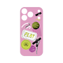 プレミアムパネル with MagSafe［ Playful sticker - Dusty Pink ］