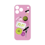 プレミアムパネル with MagSafe［ Playful sticker - Dusty Pink ］
