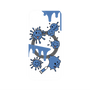 プレミアムパネル with MagSafe［ PAINTING SMILE Blue ］