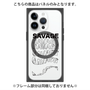 プレミアムパネル with MagSafe［ SAVAGE Black ］