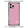 プレミアムパネル with MagSafe［ Checkered Pink - ギンガムチェック ピンク ］