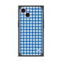 プレミアムパネル with MagSafe［ Checkered Blue - ギンガムチェック ブルー ］