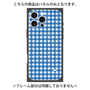 プレミアムパネル with MagSafe［ Checkered Blue - ギンガムチェック ブルー ］