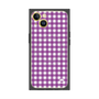 プレミアムパネル with MagSafe［ Checkered Purple - ギンガムチェック パープル ］