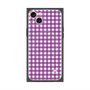 プレミアムパネル with MagSafe［ Checkered Purple - ギンガムチェック パープル ］