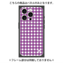 プレミアムパネル with MagSafe［ Checkered Purple - ギンガムチェック パープル ］