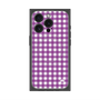 プレミアムパネル with MagSafe［ Checkered Purple - ギンガムチェック パープル ］