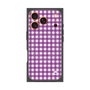 プレミアムパネル with MagSafe［ Checkered Purple - ギンガムチェック パープル ］