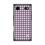 プレミアムパネル with MagSafe［ Checkered Purple - ギンガムチェック パープル ］