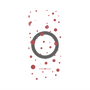 プレミアムパネル with MagSafe［ Dippin dots Red - ディッピンドッツ レッド ］