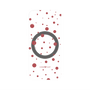 プレミアムパネル with MagSafe［ Dippin dots Red - ディッピンドッツ レッド ］