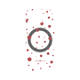 プレミアムパネル with MagSafe［ Dippin dots Red - ディッピンドッツ レッド ］