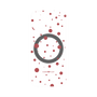プレミアムパネル with MagSafe［ Dippin dots Red - ディッピンドッツ レッド ］