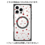 プレミアムパネル with MagSafe［ Dippin dots Red - ディッピンドッツ レッド ］