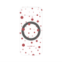 プレミアムパネル with MagSafe［ Dippin dots Red - ディッピンドッツ レッド ］