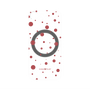 プレミアムパネル with MagSafe［ Dippin dots Red - ディッピンドッツ レッド ］