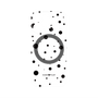 プレミアムパネル with MagSafe［ Dippin dots Black - ディッピンドッツ ブラック ］