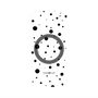 プレミアムパネル with MagSafe［ Dippin dots Black - ディッピンドッツ ブラック ］