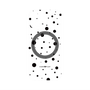 プレミアムパネル with MagSafe［ Dippin dots Black - ディッピンドッツ ブラック ］