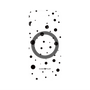 プレミアムパネル with MagSafe［ Dippin dots Black - ディッピンドッツ ブラック ］
