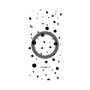 プレミアムパネル with MagSafe［ Dippin dots Black - ディッピンドッツ ブラック ］