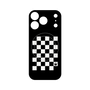 プレミアムパネル with MagSafe［ Racing checkered flag - レーシングチェッカーフラッグ ］