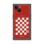 プレミアムパネル with MagSafe［ Racing checkered flag Red - レーシングチェッカーフラッグ レッド ］