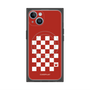 プレミアムパネル with MagSafe［ Racing checkered flag Red - レーシングチェッカーフラッグ レッド ］