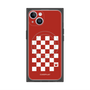 プレミアムパネル with MagSafe［ Racing checkered flag Red - レーシングチェッカーフラッグ レッド ］
