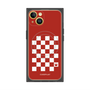 プレミアムパネル with MagSafe［ Racing checkered flag Red - レーシングチェッカーフラッグ レッド ］